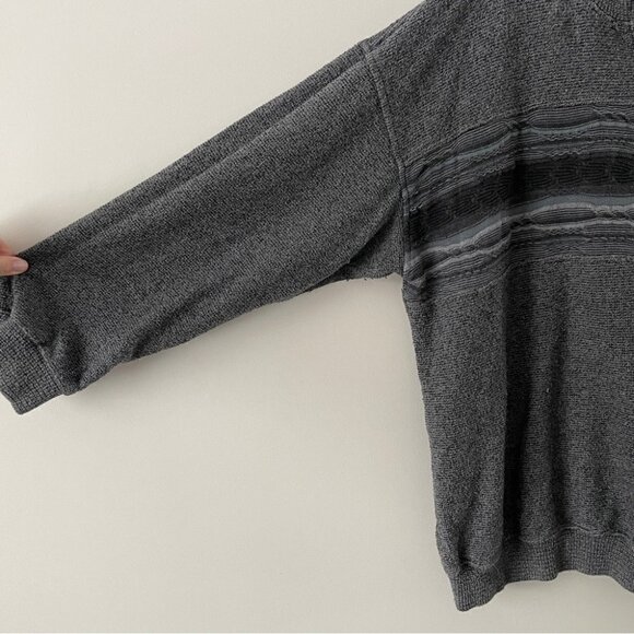 VINTAGE tosani textured knit oversized sweater XL - Picture 5 of 8